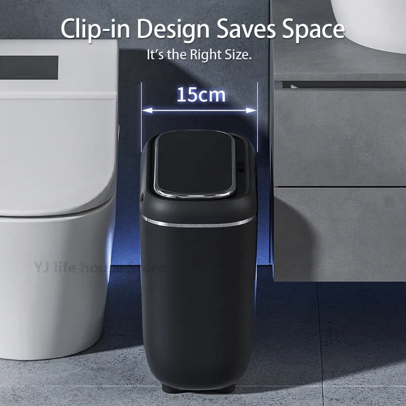 Afralia™ Automatic Sensor Trash Can for Smart Home & Kitchen