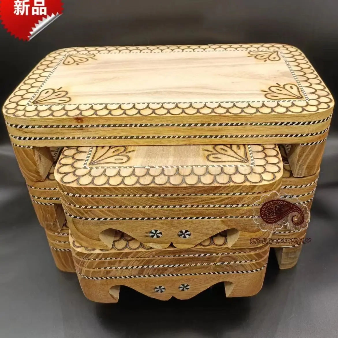 Afralia™ Walnut Vegetable Cutting Board | Traditional Uyghur Craftsmanship