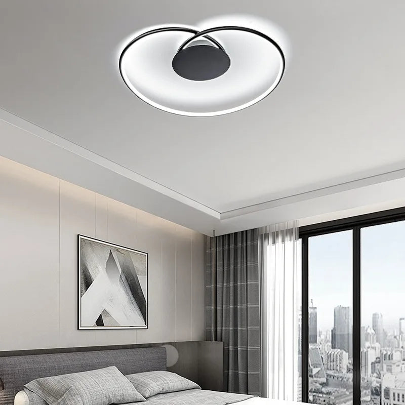 Afralia™ Love Shaped Ceiling Light for Bedroom, Living Room, Study, Restaurant