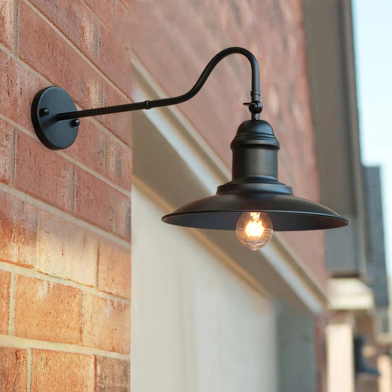 Afralia™ Industrial Outdoor Wall Lamp for Porch Garden Light Stair Bedroom Lighting