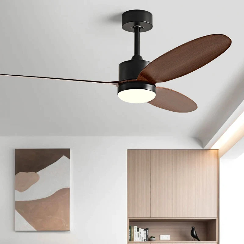 Afralia™ 52" Modern DC Ceiling Fan with Remote Control for Home and Restaurant