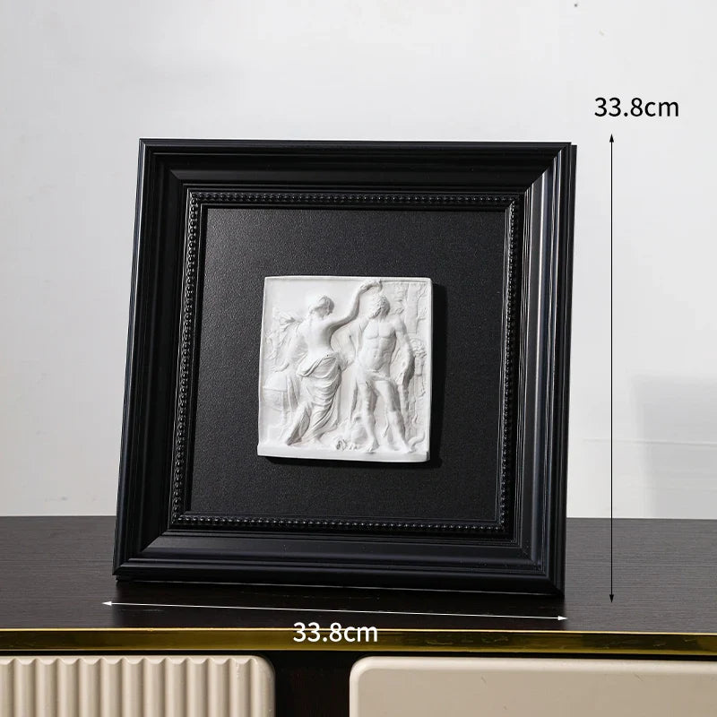 Venus Figure Plaster Statue Wall Ornament by Afralia™ for Living Room Decoration