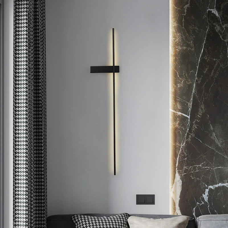 Afralia™ Copper Wall Lamp: Modern Minimalist Sconce for Living Room and Bedroom