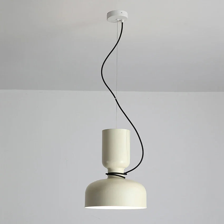 Nordic Designer Iron Pendant Lamp for Dining Room by Afralia™