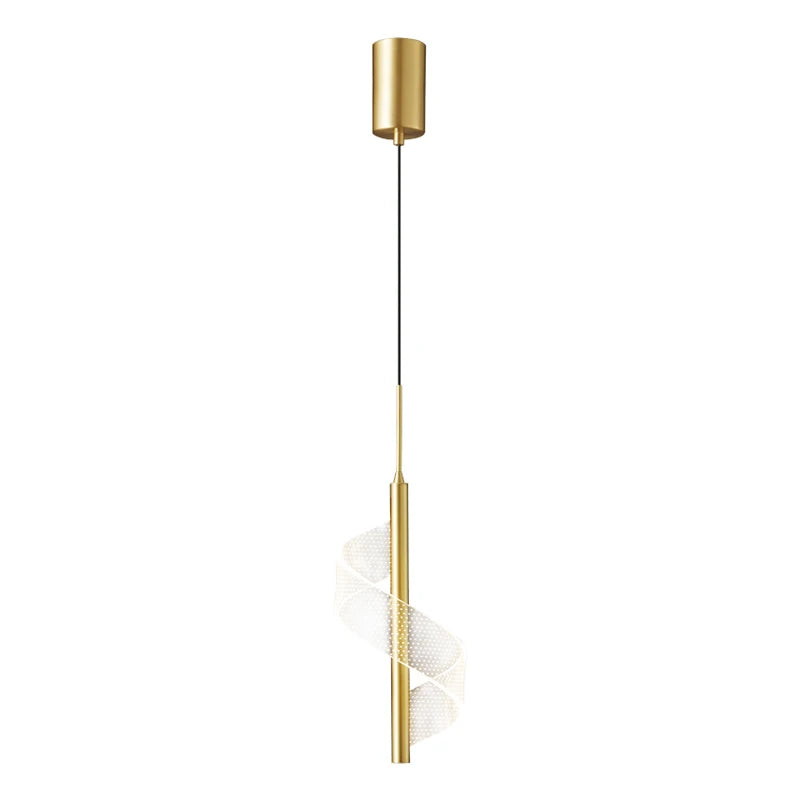 Afralia™ Copper Minimalist Pendant Light for Bedroom Bedside Ambiance