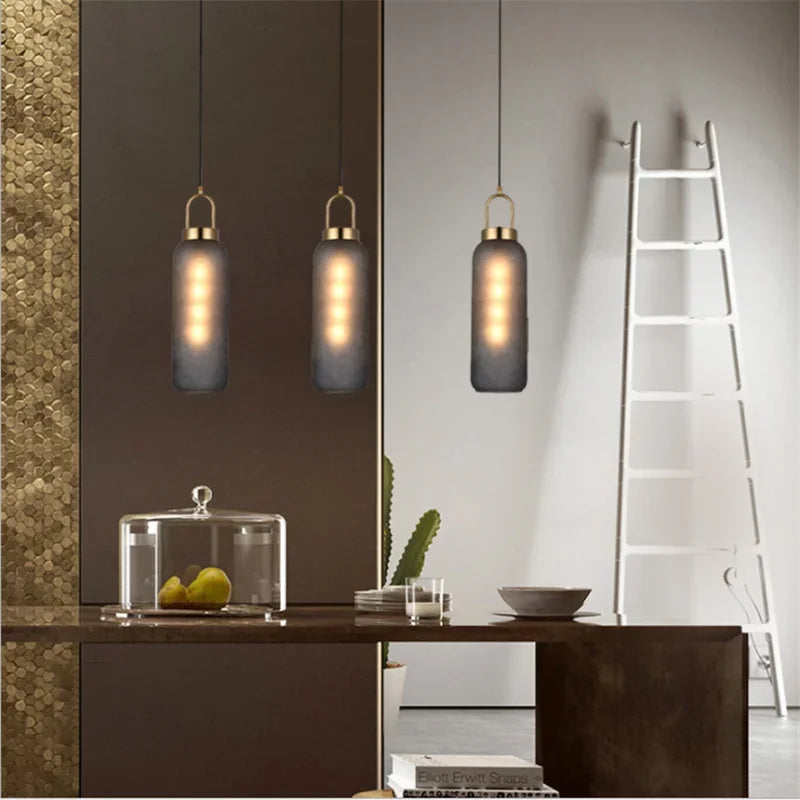 Afralia™ Nordic Glass Ball Pendant Lights for Dining Room & Kitchen Lighting