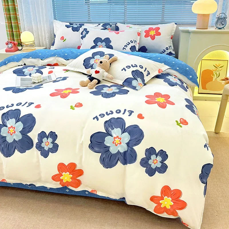 Afralia™ Nordic Brushed Bedding Sheet Set - Super Soft Comfort, All Seasons