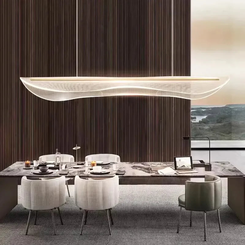 Afralia™ Nordic Simplicity LED Chandelier for Living Room and Kitchen décor