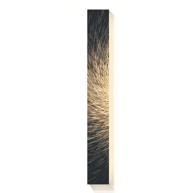Afralia™ LED Indoor Painting Decoration Strip Wall Hanging Lamp for Living Room & Hotel