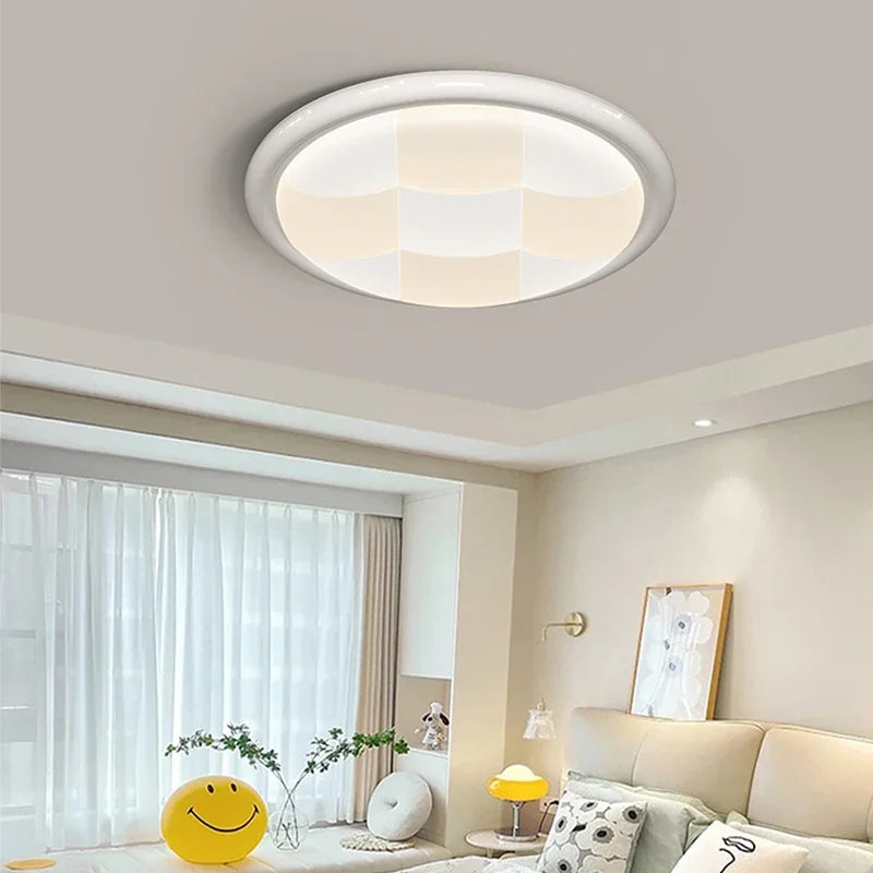 Afralia™ Cream Style LED Ceiling Lights - Modern, Simple, Atmospheric Lighting for Home