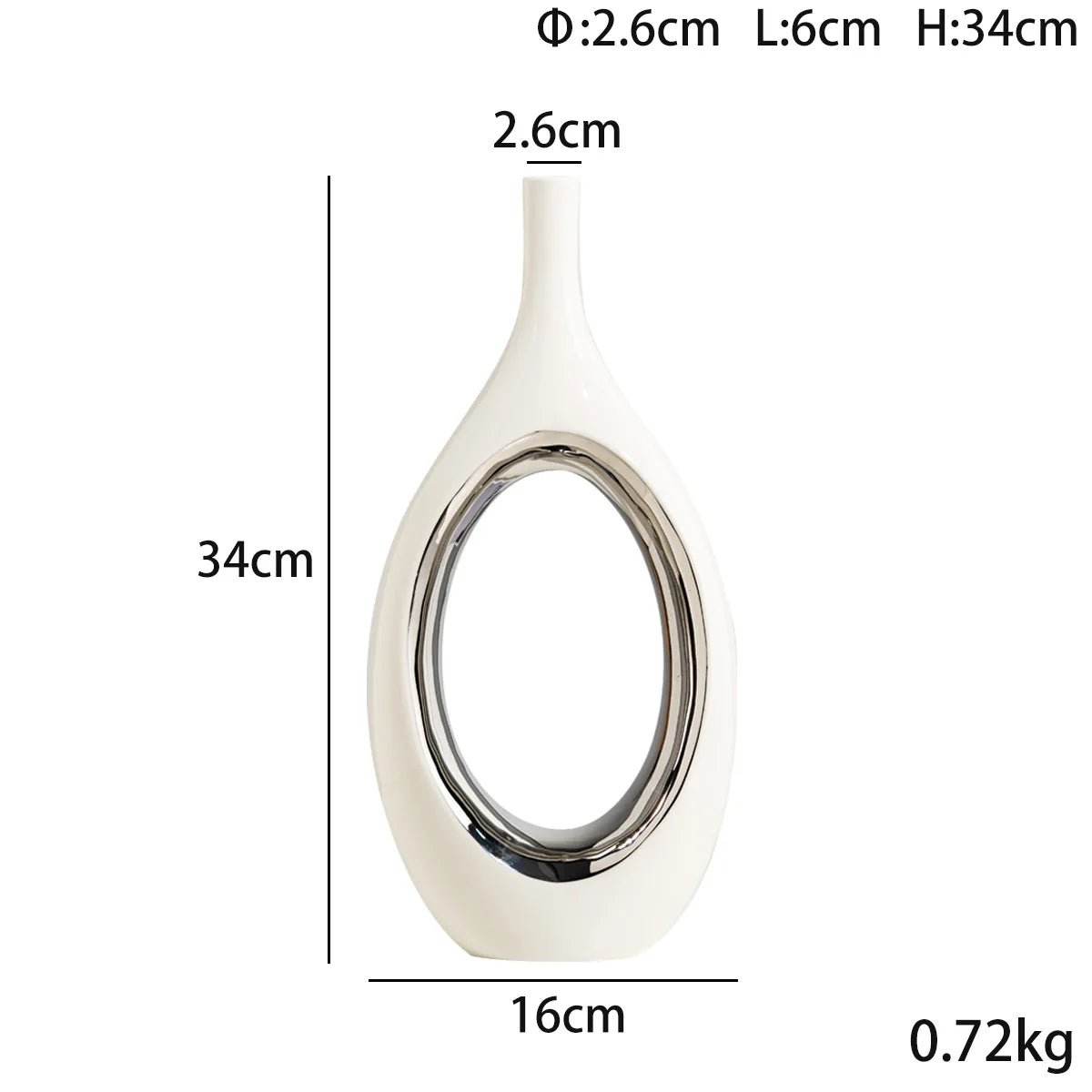 Afralia™ Golden Flower Vase for Home Decoration and Flower Arrangement