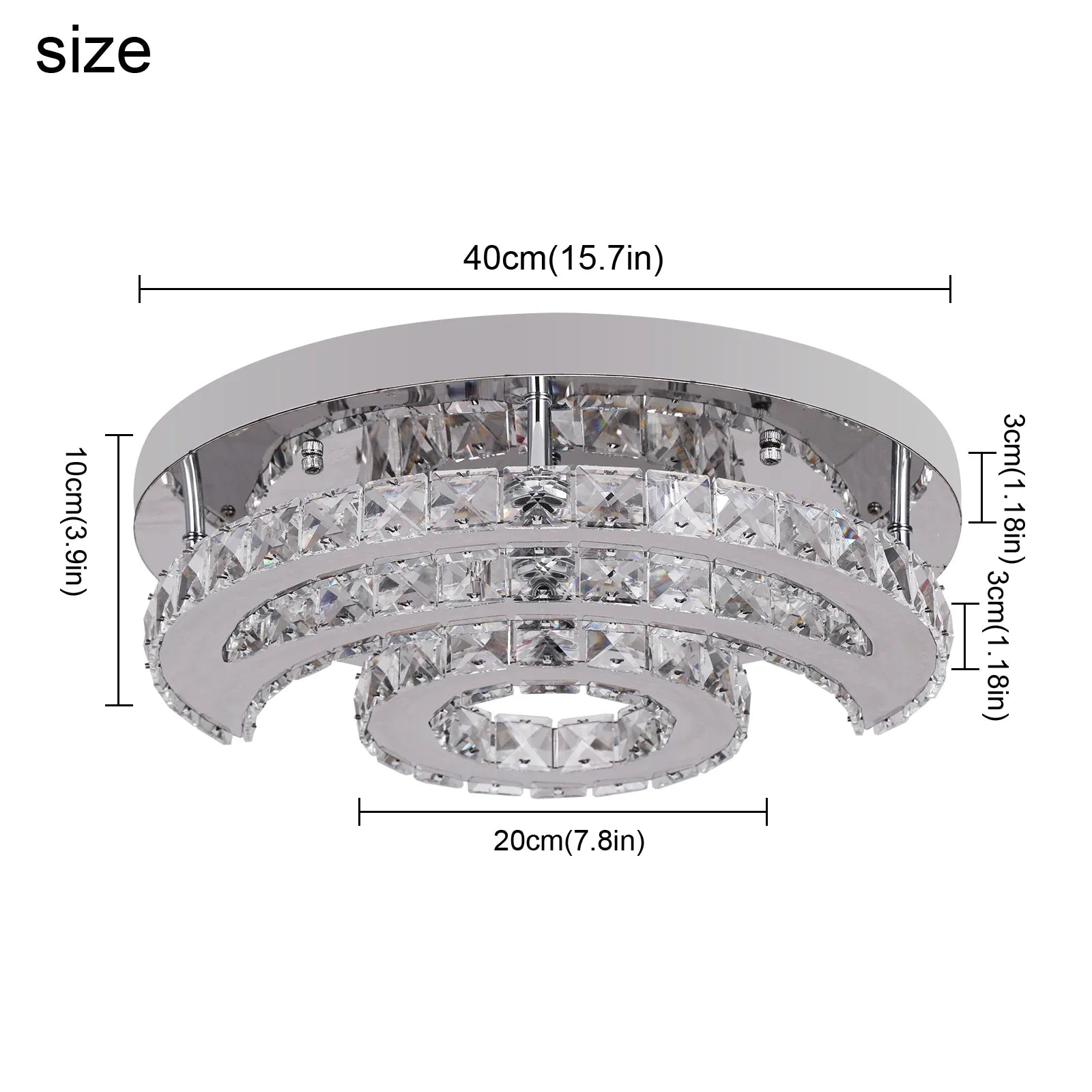 Afralia™ Crystal LED Sun Moon Chandelier Pendant Light for Living Dining Bedroom