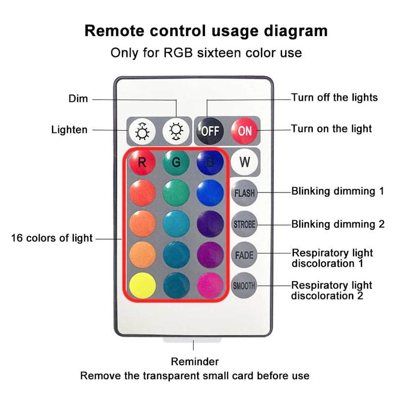 Afralia™ Rotating Water Ripple Night Light 16 Colors Crystal Lamp for Living Room