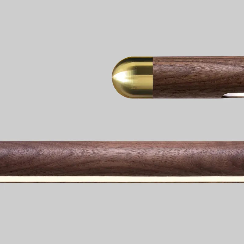 Afralia™ Scandinavian Walnut Pendant Light for Home Dining Table and Kitchen Island