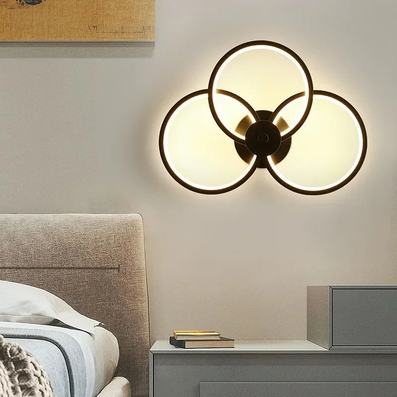 Afralia™ Nordic LED Wall Light - Modern Style Sconce for Bedroom and Living Room