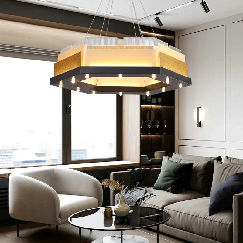 Afralia™ LED Chandelier: Postmodern Art Lamp for Designer Living Room, Bar, Restaurant.