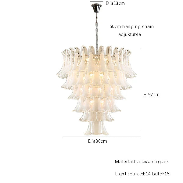 Afralia™ French White Glass Pendant Lights: Luxury LED Hanging Lamps for Living & Dining Rooms