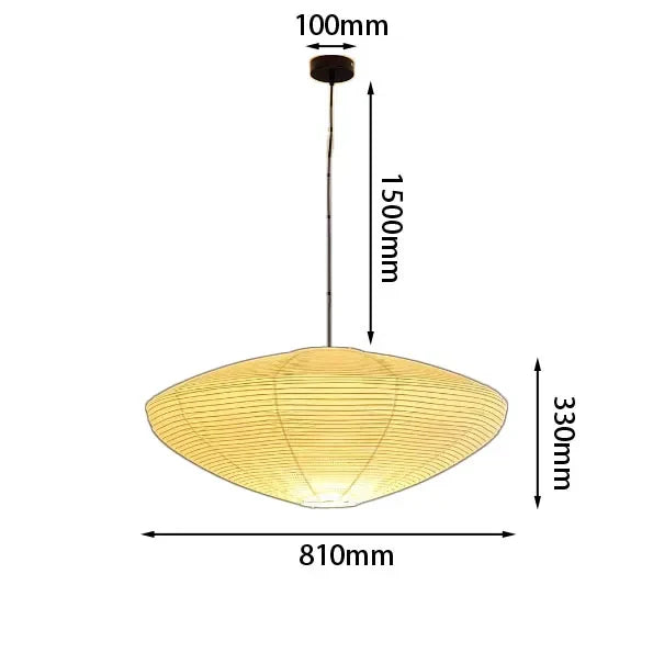 Afralia™ Noguchi Yong LED Pendant Lights | Rice Paper Hanging Lamp for Home & Hospitality
