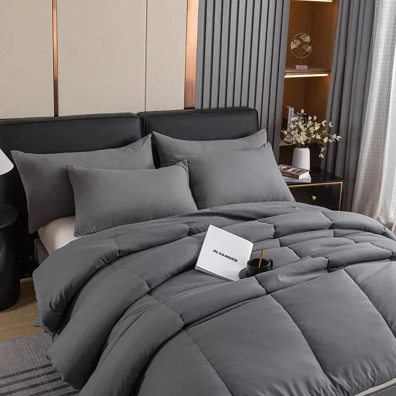 Afralia™ Queen Size Four Seasons Duvet Core: Soft, Breathable, Durable Quilted Blanket