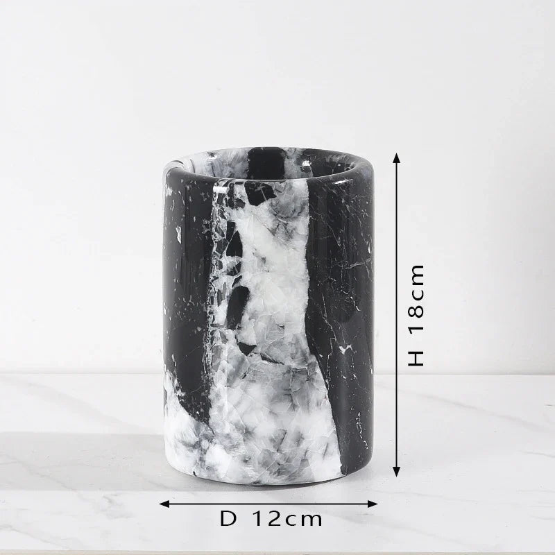 Afralia™ Marble Wine Chiller Bucket: Luxury Insulated Champagne Beer Ice Bucket