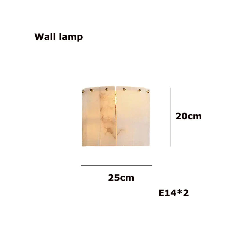 Afralia™ Art Deco Marble Home Chandelier Lighting Dimmable LED 2025