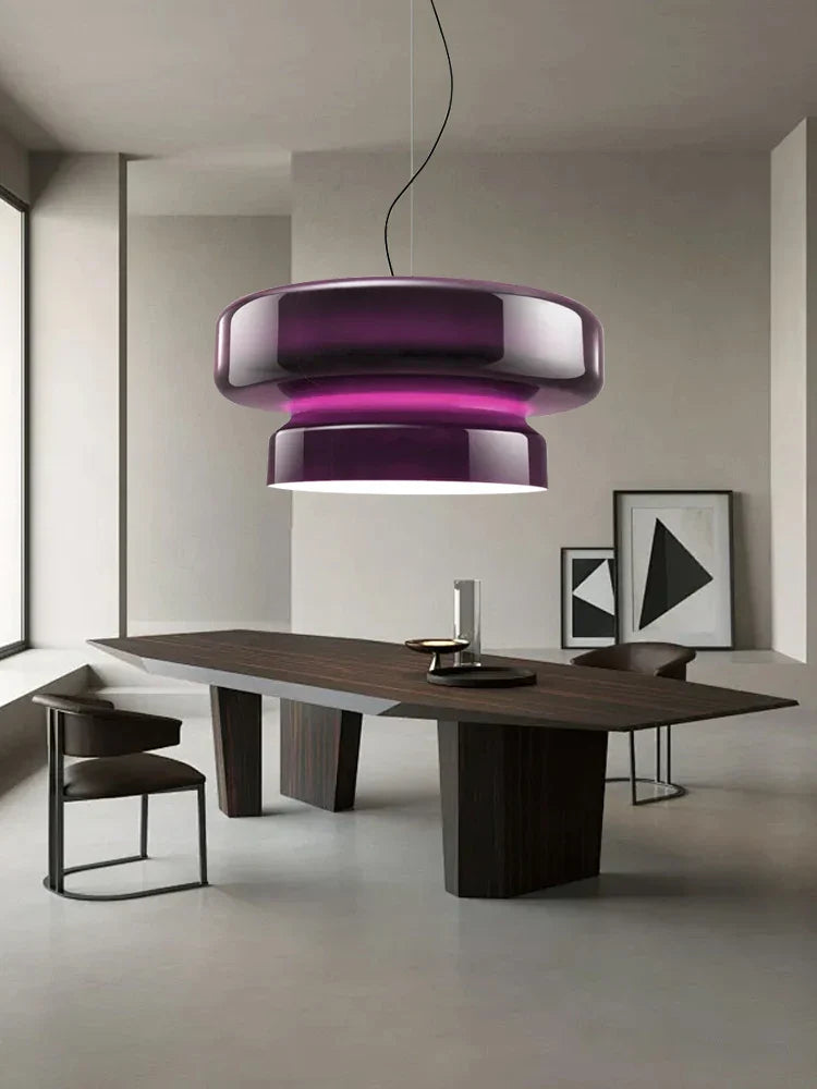 Afralia™ Large Glass Pendant Light Dining Table Kitchen Island Lamp