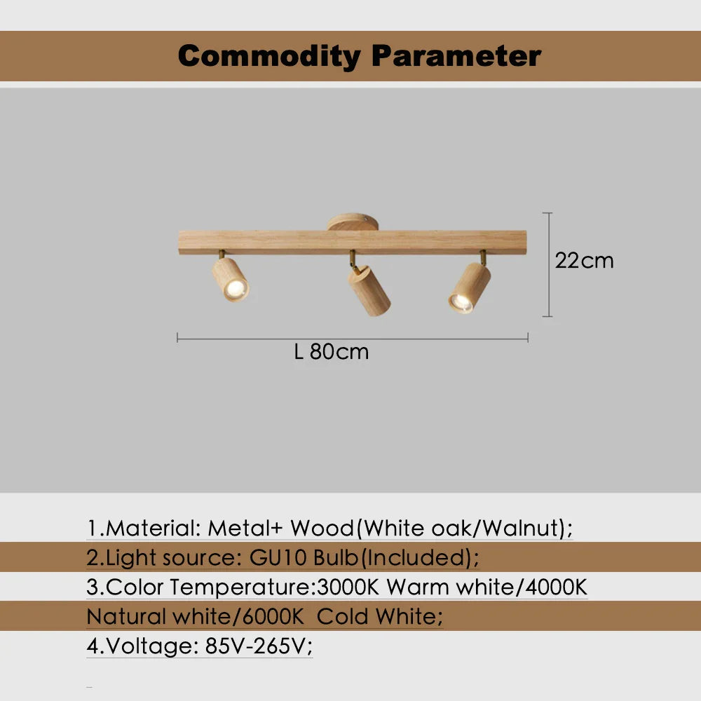 Afralia™ Adjustable GU10 LED Ceiling Lamp for Home Lighting