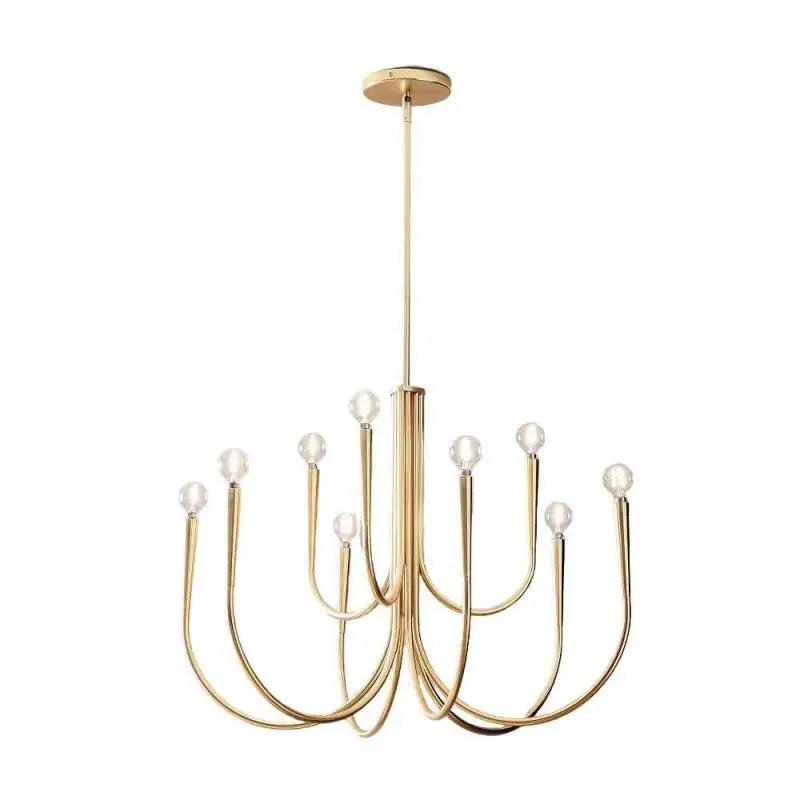 Afralia™ Vintage LED Chandelier Pendant Lights for Living Room Bedroom Dining Room