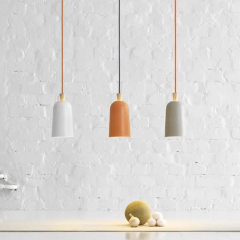 Afralia™ Macaron LED Pendant Light: Minimal Nordic Suspension for Living Room, Bedroom, Dining Room