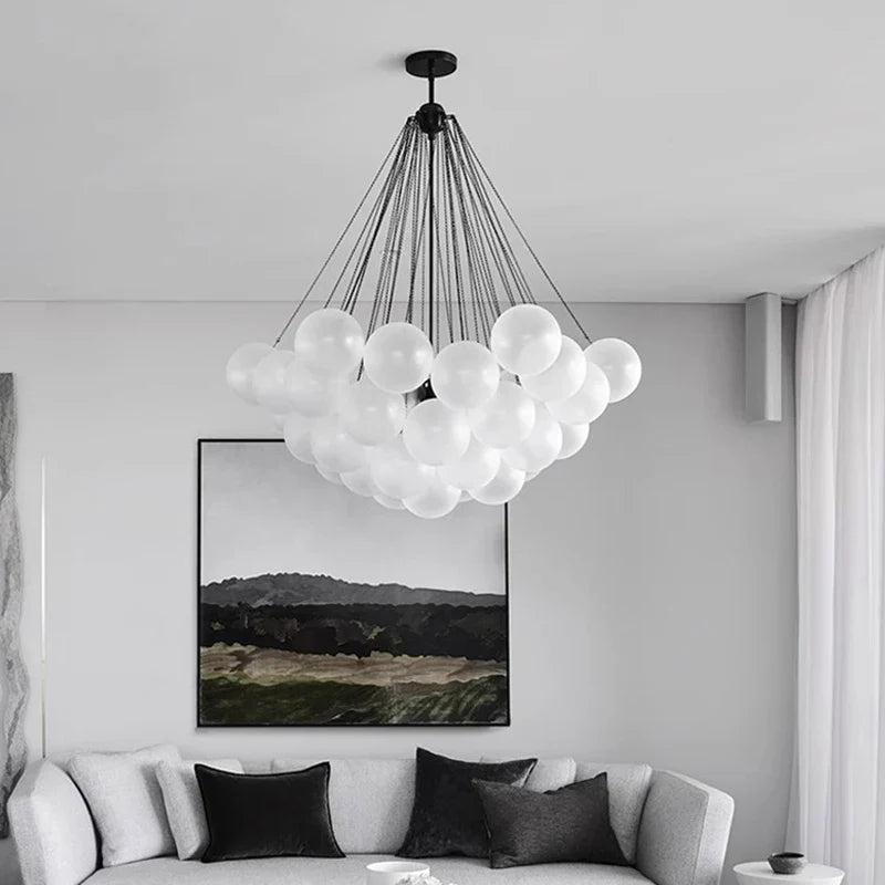 Afralia™ Modern Dining Room Chandeliers Hanging Pendant Light Fixture for Living Room