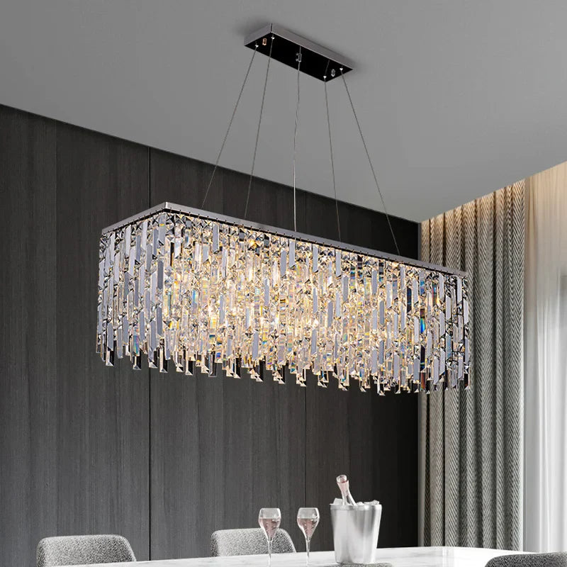Afralia™ Luxury Chandeliers Living Room Ceiling Pendant Light Fixture