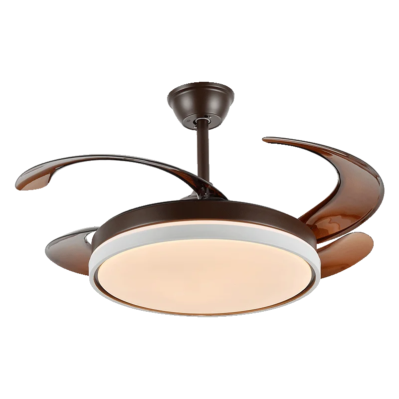 Afralia™ Modern LED Ceiling Fan with Remote Control for Living Room, Bedroom, Dining Room