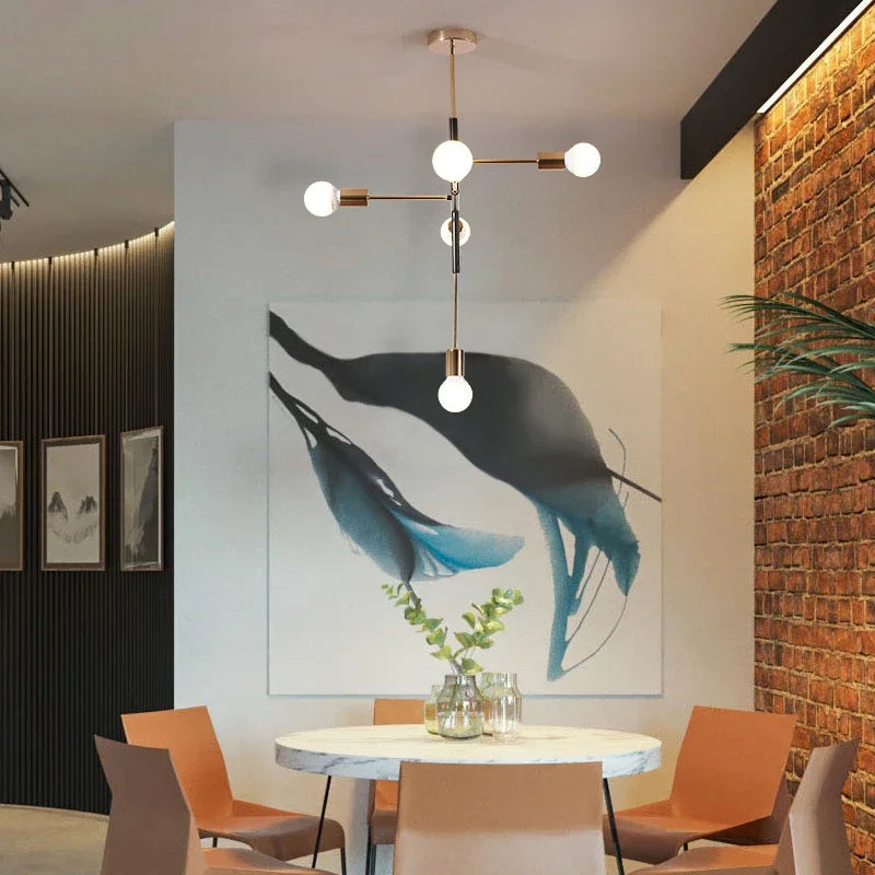 Afralia™ Modern Luxury Pendant Light Industrial Nordic Hanging Lamp