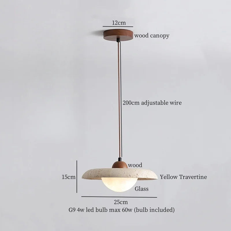 Afralia™ Glass Ball LED Pendant Light Yellow for Home Decor Dining Living Room