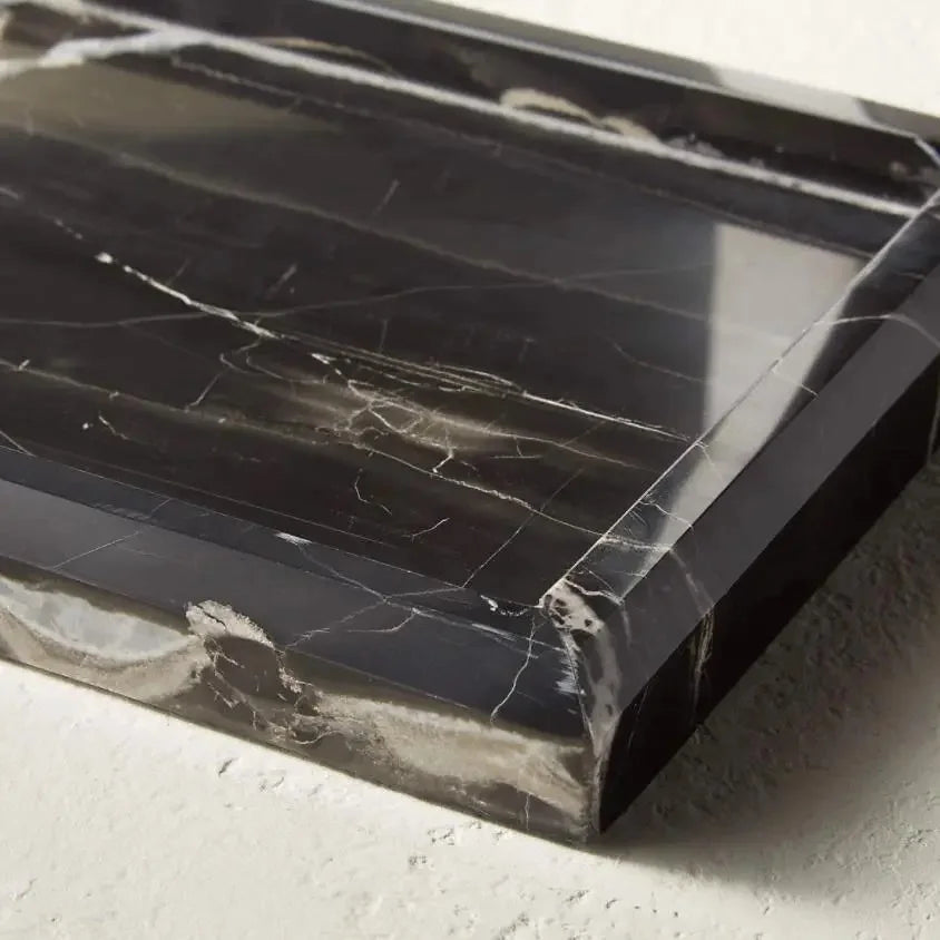 Afralia Marble Tray: Aromatherapy Diffuser & Candle Holder Tray