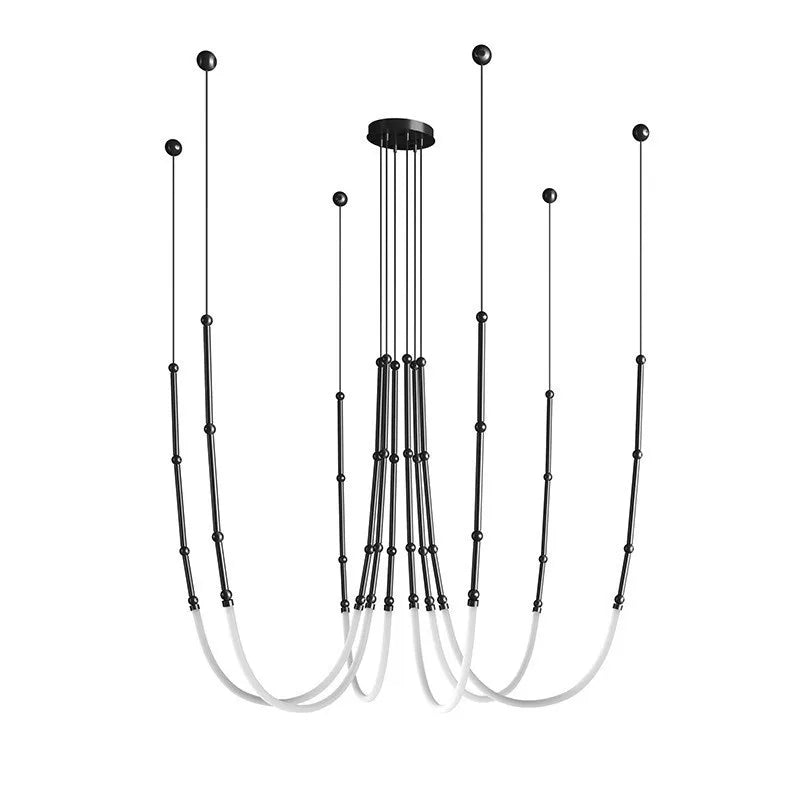 Afralia™ Nordic Designer Duplex LED Pendant Lamp for Elegant Soft Lighting