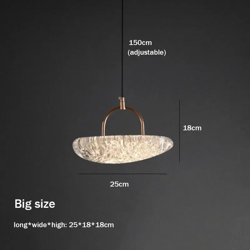 Afralia™ Modern Light Luxury LED Pendant Chandelier for Restaurant and Bedroom