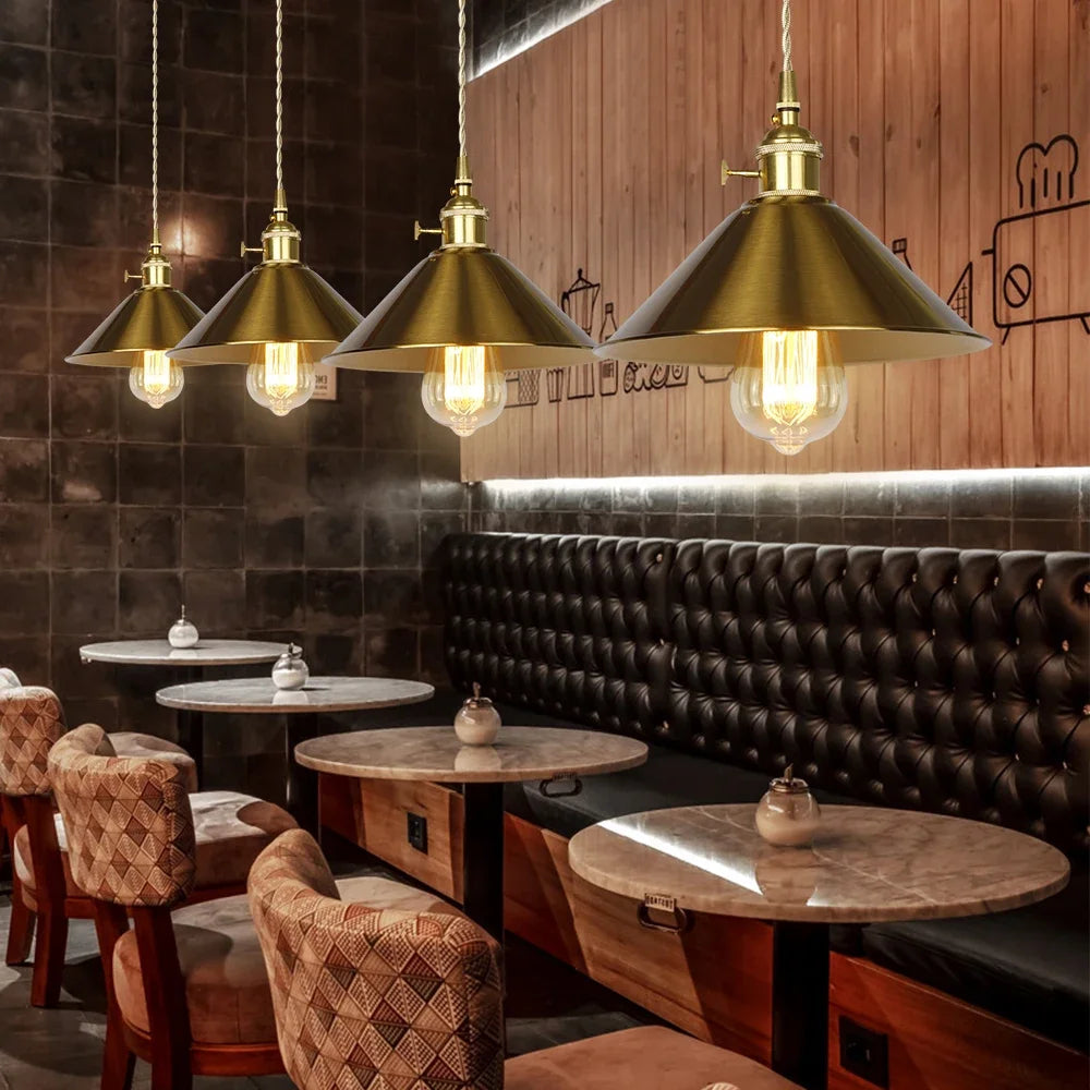 Afralia™ Loft Retro Vintage Pendant Light - Industrial Edison Chandelier for Elegant Home Lighting