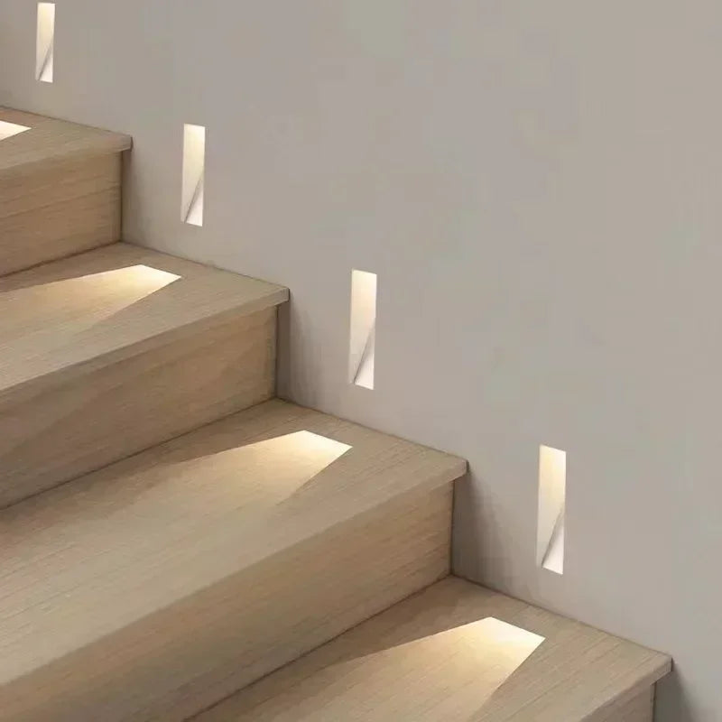 Afralia™ Minimalist LED Wall Light for Step Stairway - Corner Footlight