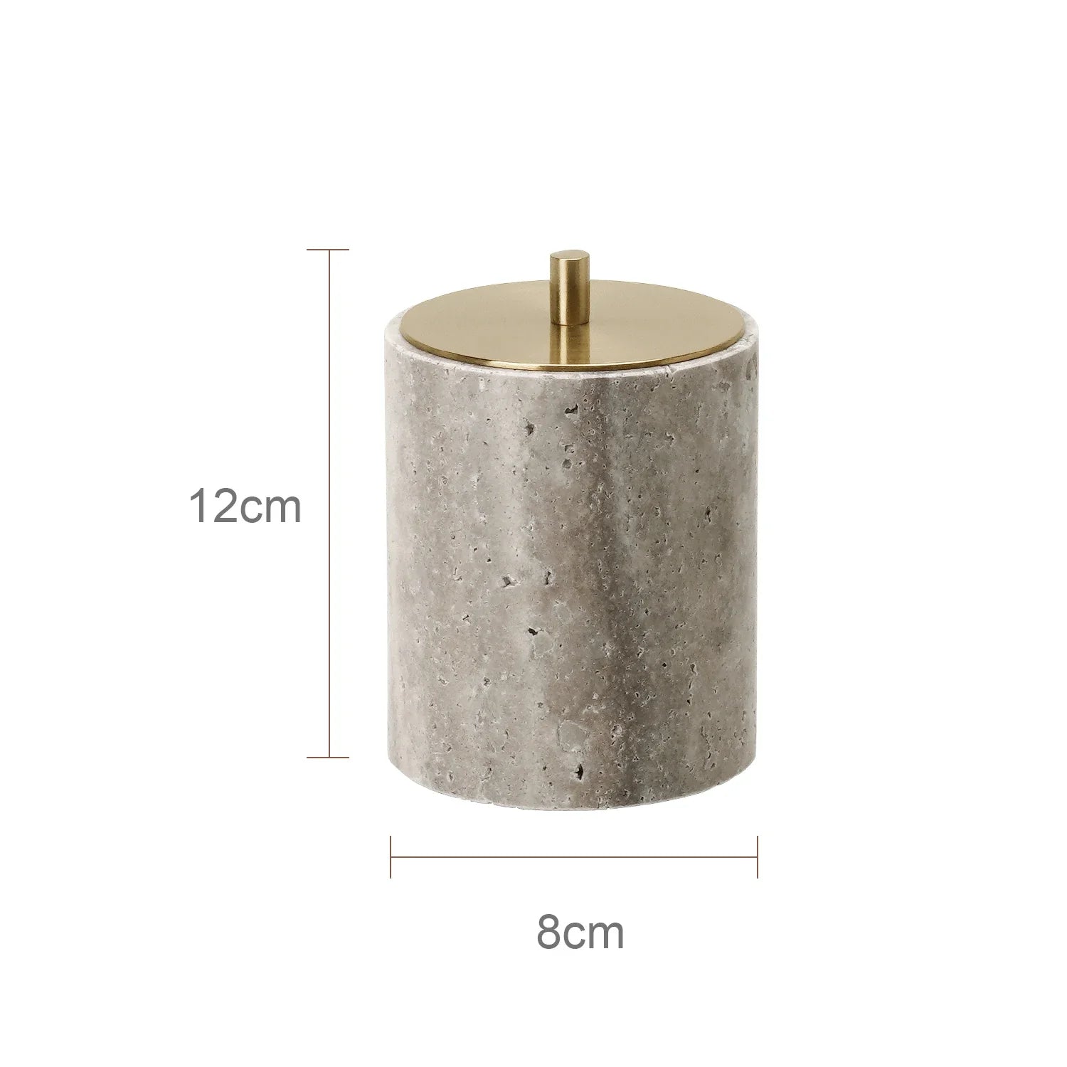 Afralia™ Travertino Marble Bathroom Set - Soap Holder, Dispenser, Vanity Tray - Vintage Style