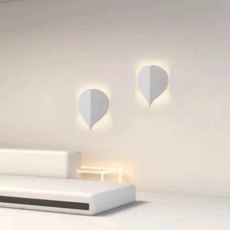 Afralia™ Nordic Leaf LED Wall Lamp for Modern Minimalist Indoor Decor