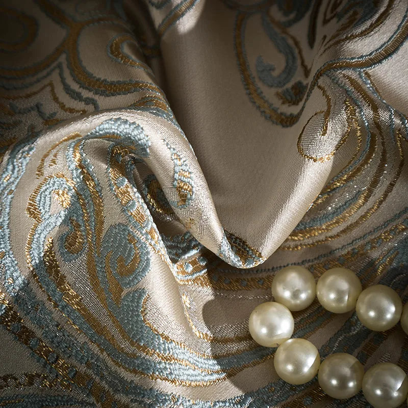 Afralia™ 200S Egyptian Cotton Embroidery Bedding Set - Queen King Size Linens