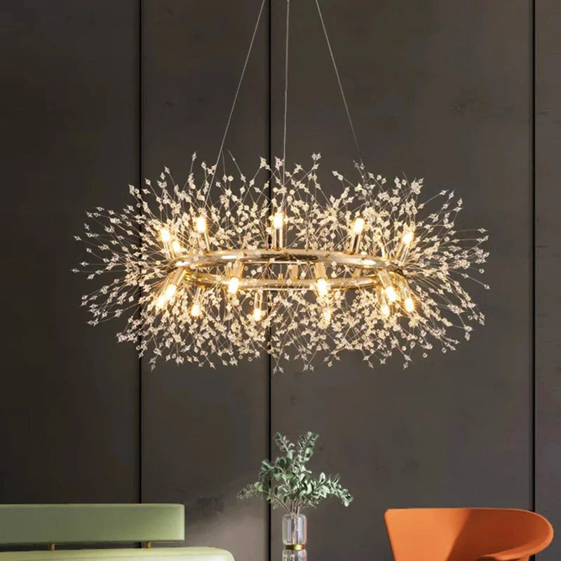 Afralia™ LED Pendant Chandeliers for Living and Dining Room - Modern Indoor Hanging Light