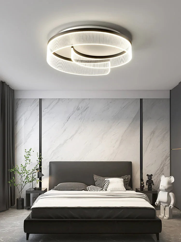 Afralia™ LED Chandelier: Modern Luxur Ceiling Lighting for Living Room, Bedroom, Kitchen, Study