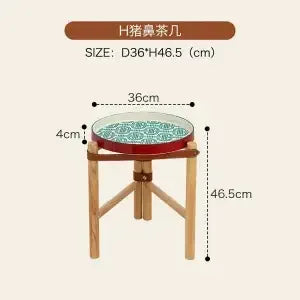 Afralia™ Nordic Ceramic Tray Tea Table Living Room Sofa Side Table