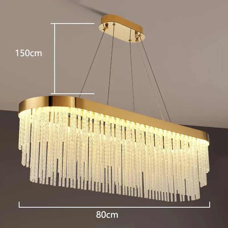 Afralia™ LED Pendant Chandeliers for Modern Living & Dining Room Lighting