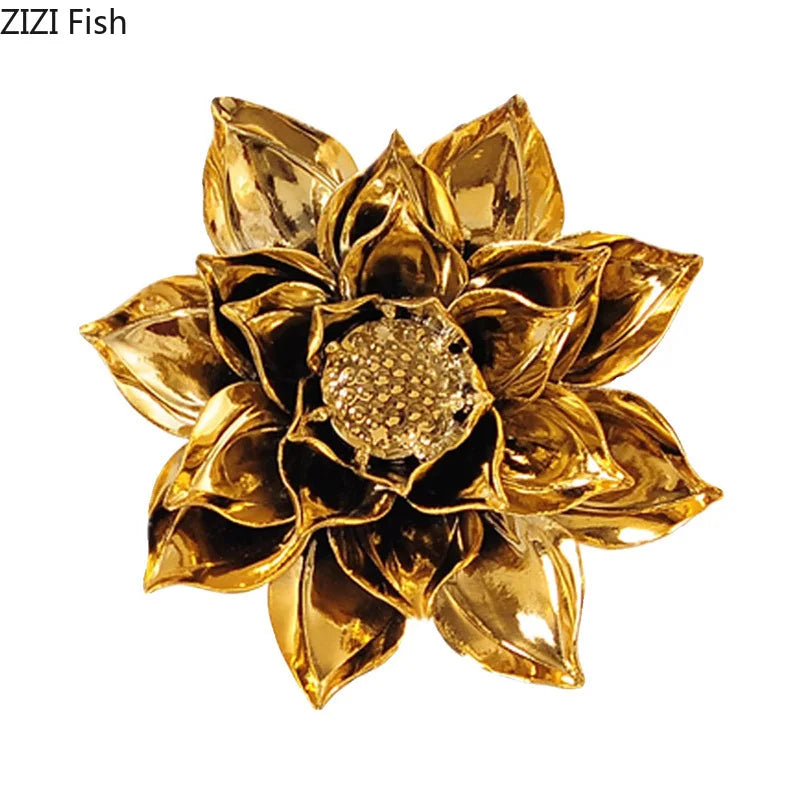 Afralia™ Ceramic Peony Flower Wall Decorations