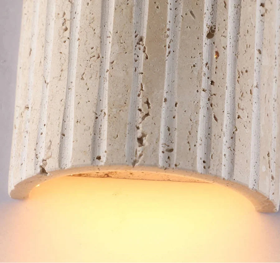 Afralia™ Yellow Cave Stone Wall Light Fixture for Home Decor and Lighting Integration