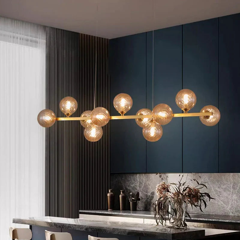 Afralia™ Modern LED Pendant Chandeliers for Living and Dining Room Lighting