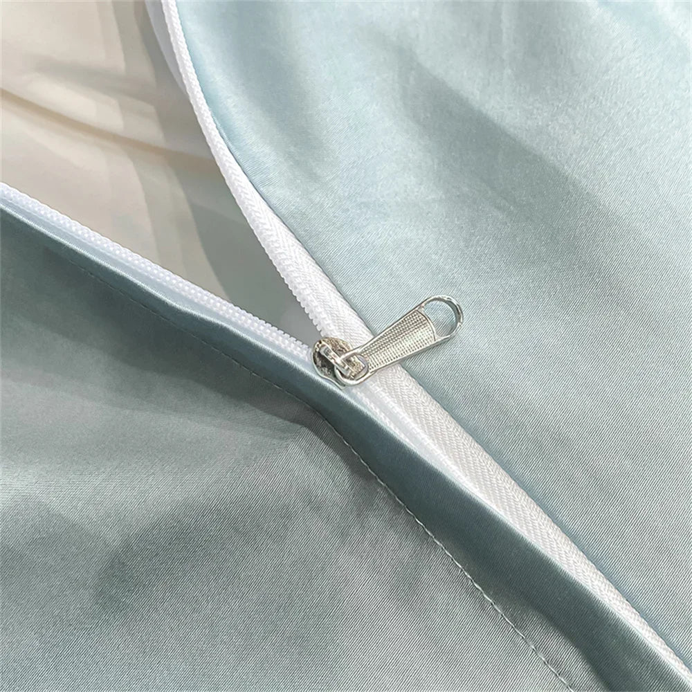 Afralia™ Pink Flowers Bedding Set in Traditional Chinese Style